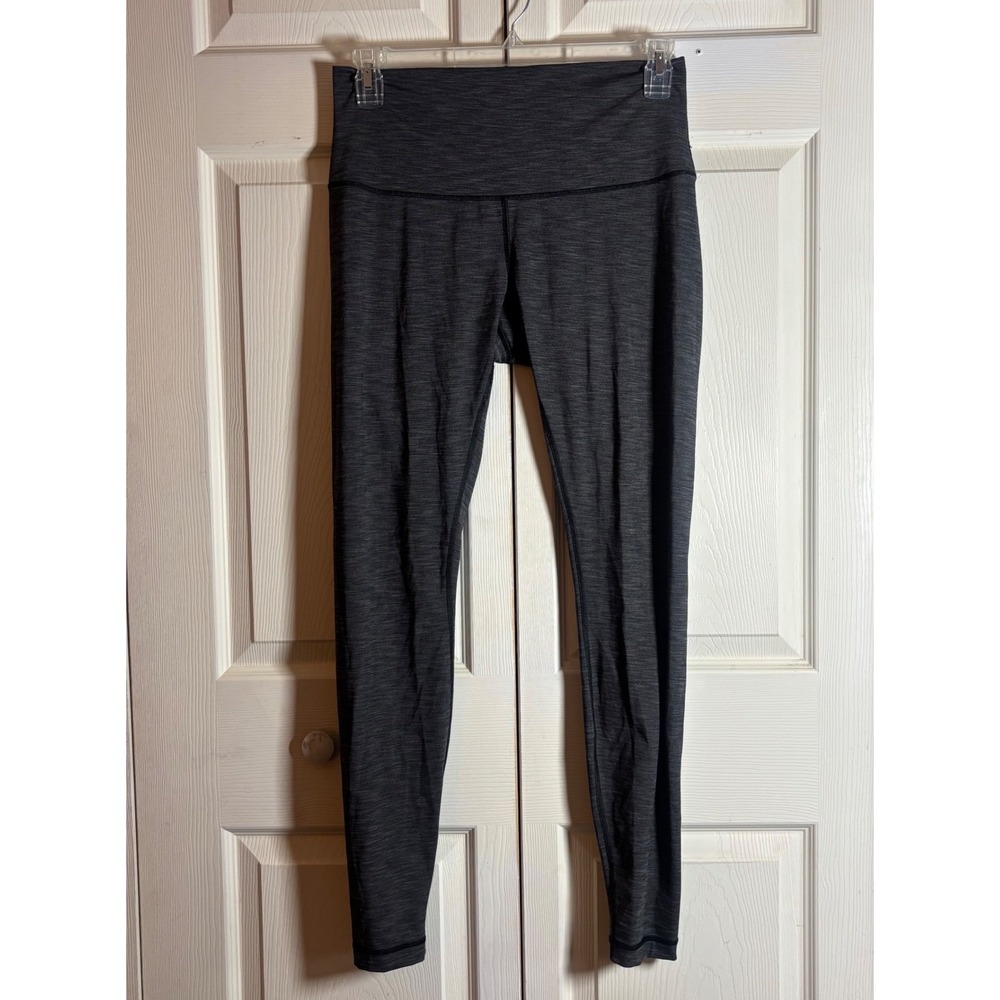 Lululemon Wunder Under High-Rise Tight 28 Space Dye Grey Black Size 12 Leggings